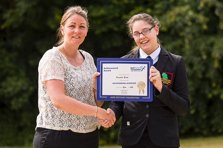 Elizabeth Lewis - Jack Petchey Award Winner June 2015
